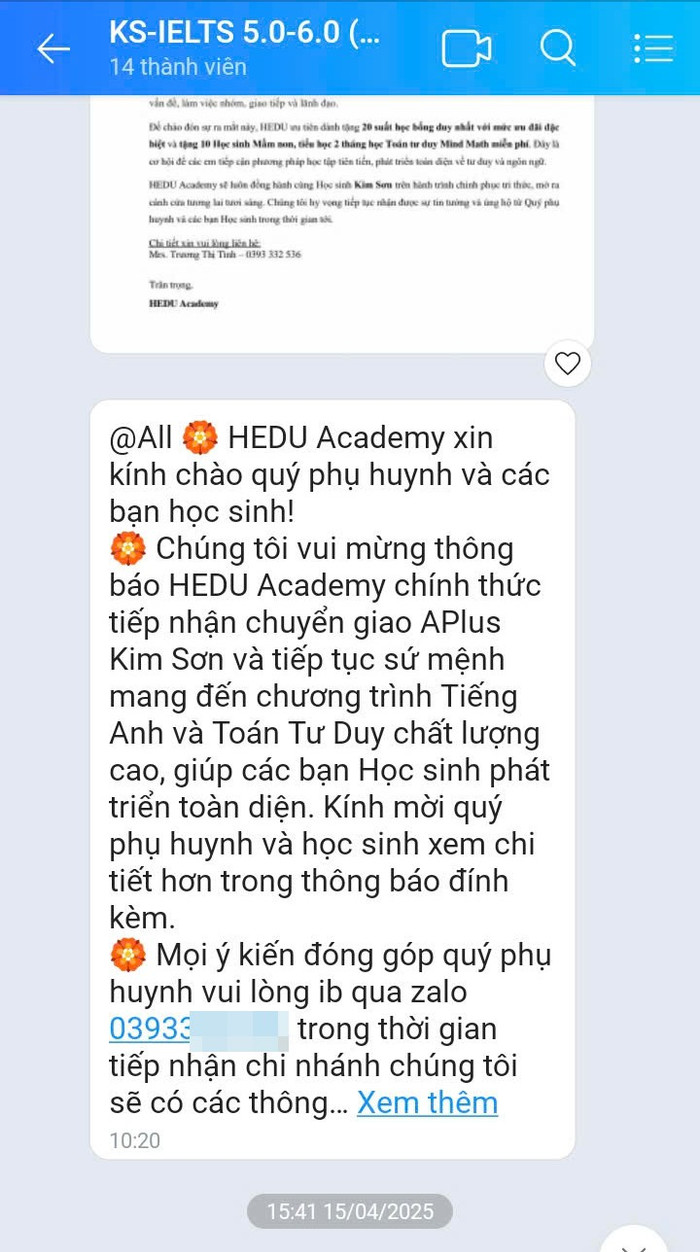 Nội dung thông báo của Hedu Academy thông báo về việc tiếp nhận chuyển giao Trung tâm Anh ngữ Aplus (huyện Kim Sơn cũ) vào ngày 15/4. trung-tam-anh-ngu-aplus-ninh-binh-duoc-chuyen-giao-5368.jpg
