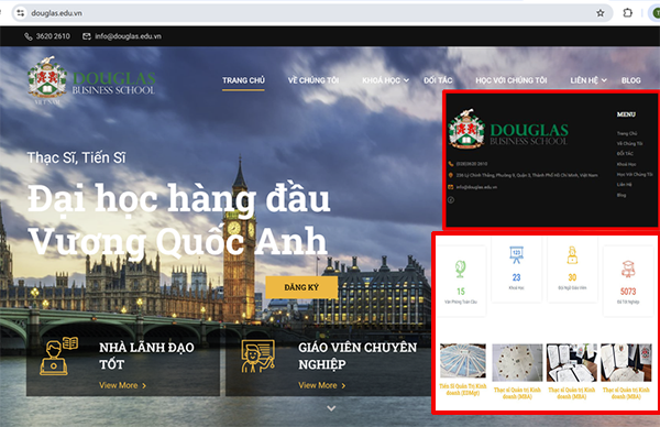 Theo quảng bá trên trang web https://douglas.edu.vn/, đơn vị này đã có 5.073 học viên tốt nghiệp. image.png