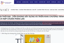 Tự quảng cáo chương trình Phần Lan nhưng Hệ thống giáo dục Tân Thời Đại lại nói không dạy tích hợp