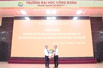 Đồng chí Lê Mạnh Hùng giữ chức Bí thư Đảng ủy Trường Đại học Công đoàn nhiệm kỳ 2025-2030