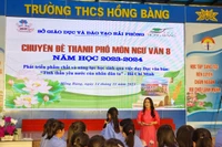Hải Phòng tổ chức chuyên đề phát triển năng lực, phẩm chất HS qua môn Ngữ văn 8