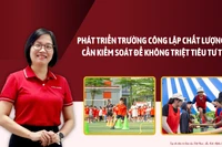 Phát triển trường công lập CLC: Cần kiểm soát để không gây khó trường tư thục