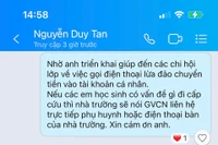 TPHCM: Tiếp tục có phụ huynh bị lừa "con té ở trường cần chuyển tiền gấp"