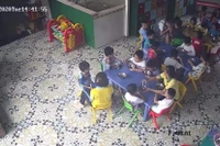 Tạm đình chỉ công tác cô giáo mầm non đánh học sinh trong lớp