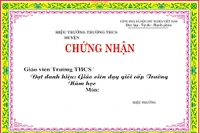 Đề xuất bỏ kỳ thi giáo viên giỏi cấp trường, đổi mới thi cấp huyện, tỉnh