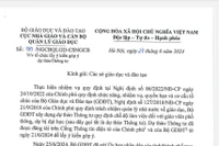 Bộ GD&ĐT lấy ý kiến trên Temis về chế độ làm việc, tôi có một số góp ý