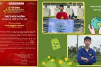 Học sinh lớp 12 và hành trình "Nhặt một mảnh rác, góp một mảnh xanh"