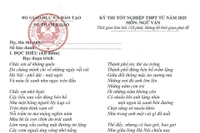 Một số giáo viên vẫn chưa hiểu rõ tinh thần của đề thi tham khảo môn Ngữ văn?