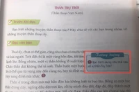 Học sinh thắc mắc sách Ngữ văn 10 viết hoa tên các vị thần mỗi cuốn một kiểu