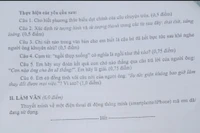 Đôi điều băn khoăn về đề kiểm tra cuối kỳ I môn Ngữ văn 9 ở An Giang