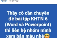 Còn phải soạn giáo án đúng mẫu 5512, giáo viên còn mua bán trên mạng