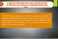 Chuyển đổi số, người học sẽ được nghe thầy cô giỏi nhất dạy qua môi trường số