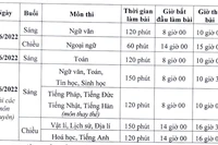Chi tiết lịch thi tuyển sinh vào lớp 10 của Hà Nội