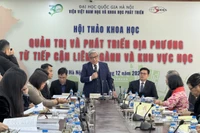 Tạo nguồn nhân lực phát triển địa phương từ tiếp cận liên ngành và khu vực học