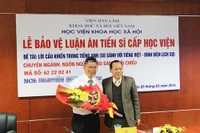 Thanh tra cấp bằng thạc sĩ, tiến sĩ tại Viện Hàn lâm Khoa học xã hội Việt Nam