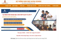 Alpha School tuyển sinh cấp 3 từ 2018