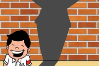 Học sinh trong đội Sao đỏ đang kiểm tra ngoài cổng trường (Ảnh: ThanhXuân-Edu)