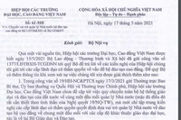 Hiệp hội tiếp tục giải thích kiến nghị chuyển đào tạo cao đẳng về Bộ Giáo dục