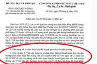 Công văn số 2613/BGDĐT-GDTrH như cơn mưa xóa tan "nắng hạn" mẫu giáo án 5512