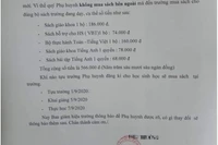 Bộ sách giáo khoa 186 ngàn đồng, trường bán kèm 380 ngàn đồng sách bổ trợ