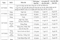 Hà Nội chốt lịch thi lớp 10 năm học 2020-2021