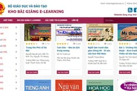 Năm học vừa qua, ngành Giáo dục xây dựng gần 5.000 bài giảng điện tử E-learning