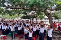 Lễ khai giảng không phát biểu ở trường Tiểu học Tân An 1