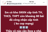 Sáng kiến kinh nghiệm ở đâu ra mà người ta mua - bán nhiều thế?