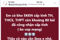 Sáng kiến kinh nghiệm ở đâu ra mà người ta mua - bán nhiều thế?