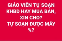 Giáo viên đang chuẩn bị kế hoạch bài dạy như thế nào?