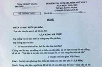 Đề kiểm tra học kỳ Ngữ văn 9 có nội dung nhạy cảm, trách nhiệm của ai?