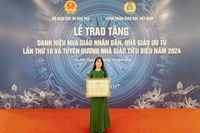 Nữ nhà giáo tiêu biểu đứng sau thành công của thí sinh đạt HCV Olympic Sinh học