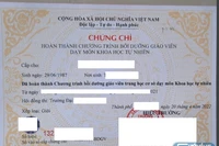 Bồi dưỡng và thi chứng chỉ tích hợp kiểu này, tôi thấy khó hiệu quả