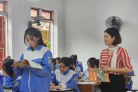 Đổi mới đánh giá môn Ngữ văn: HS trao đổi rôm rả khi hoàn thành bài kiểm tra