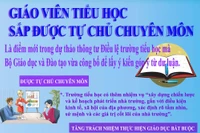 Giáo viên tiểu học được tự chủ chuyên môn