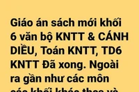 1 tiết dạy phải soạn 15 trang, chợ giáo án 5512 tấp nập mua bán trên mạng