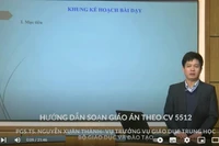 Xem Vụ trưởng Thành hướng dẫn soạn giáo án mẫu 5512, tôi thấy quá tải thực sự
