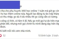 Dịch giã thế này, phụ huynh xin thầy cô đừng mời học sinh học thêm online