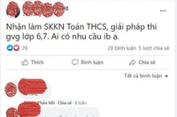 Thị trường mua, bán sáng kiến kinh nghiệm lại… vào mùa dối trá