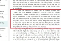 Tôi thất vọng vô cùng vì giáo viên vẫn phải soạn giáo án theo mẫu 5512