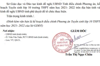 Bà Rịa - Vũng Tàu thay đổi phương thức tuyển sinh lớp 10