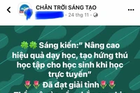 Chợ sáng kiến kinh nghiệm sẽ tự giải tán nếu ngành GD thực hiện giải pháp này