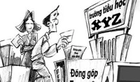 Giáo viên và gánh nặng đóng góp, ủng hộ