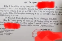"Hên xui" chuyện xếp lương nhà giáo theo các thông tư mới