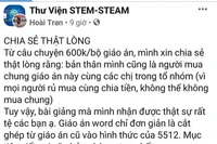 Nhà giáo chẳng ai muốn bỏ tiền mua giáo án nhưng biết làm sao với Công văn 5512 