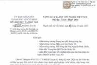 Ngành giáo dục Thành phố Hồ Chí Minh bổ nhiệm chức danh, có gì mới?