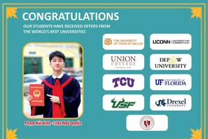 Nam sinh Hải Phòng giành học bổng từ 17 trường đại học