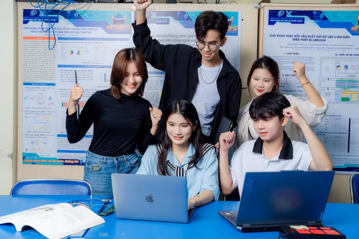 Sinh viên Trường Đại học Công nghệ thông tin (Đại học Quốc gia Thành phố Hồ Chí Minh). Ảnh: website nhà trường.