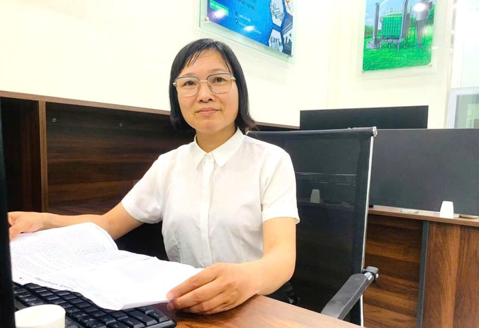 Cô Nguyễn Ngọc Hoa - giáo viên tiếng Anh Trường Trung học cơ sở Mỹ Lương (Hà Nội). Ảnh: NVCC co-hoa-1.jpg