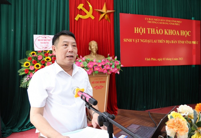 Tiến sĩ Trần Thanh Tùng - Hiệu trưởng Trường Cao đẳng Vĩnh Phúc. Ảnh: website nhà trường thay-tung.jpg